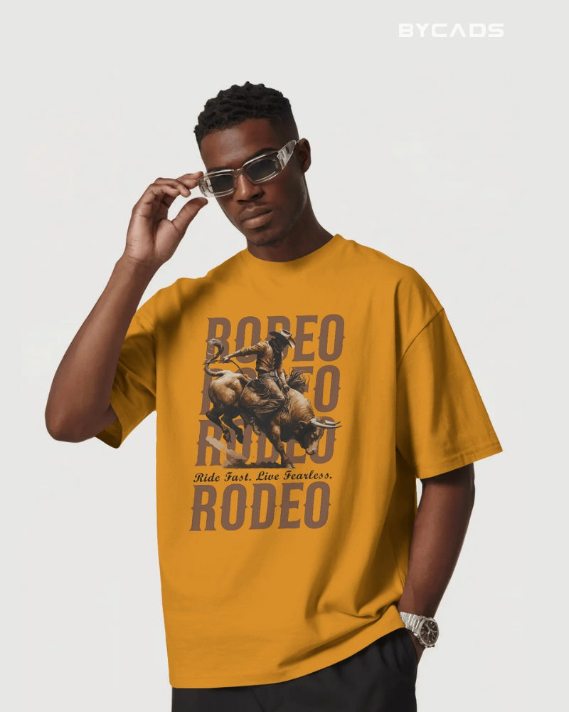 “RODEO RUSH” Bull Rider Graphic T-shirt