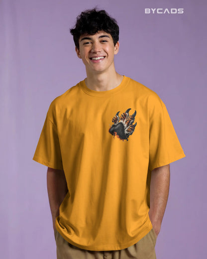 Roaring Tiger Oversized T-Shirt for Men – Fierce Streetwear by Bycads