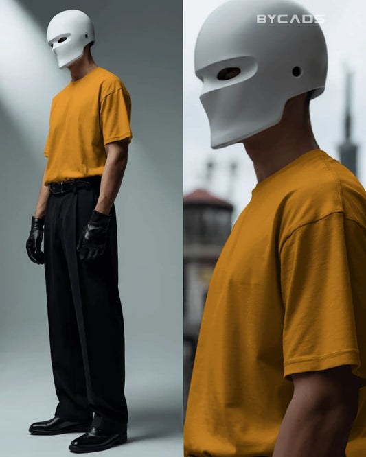 Bycads Premium Unisex Oversized Plain T-Shirt – Essential Urban Streetwear