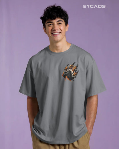 Roaring Tiger Oversized T-Shirt for Men – Fierce Streetwear by Bycads