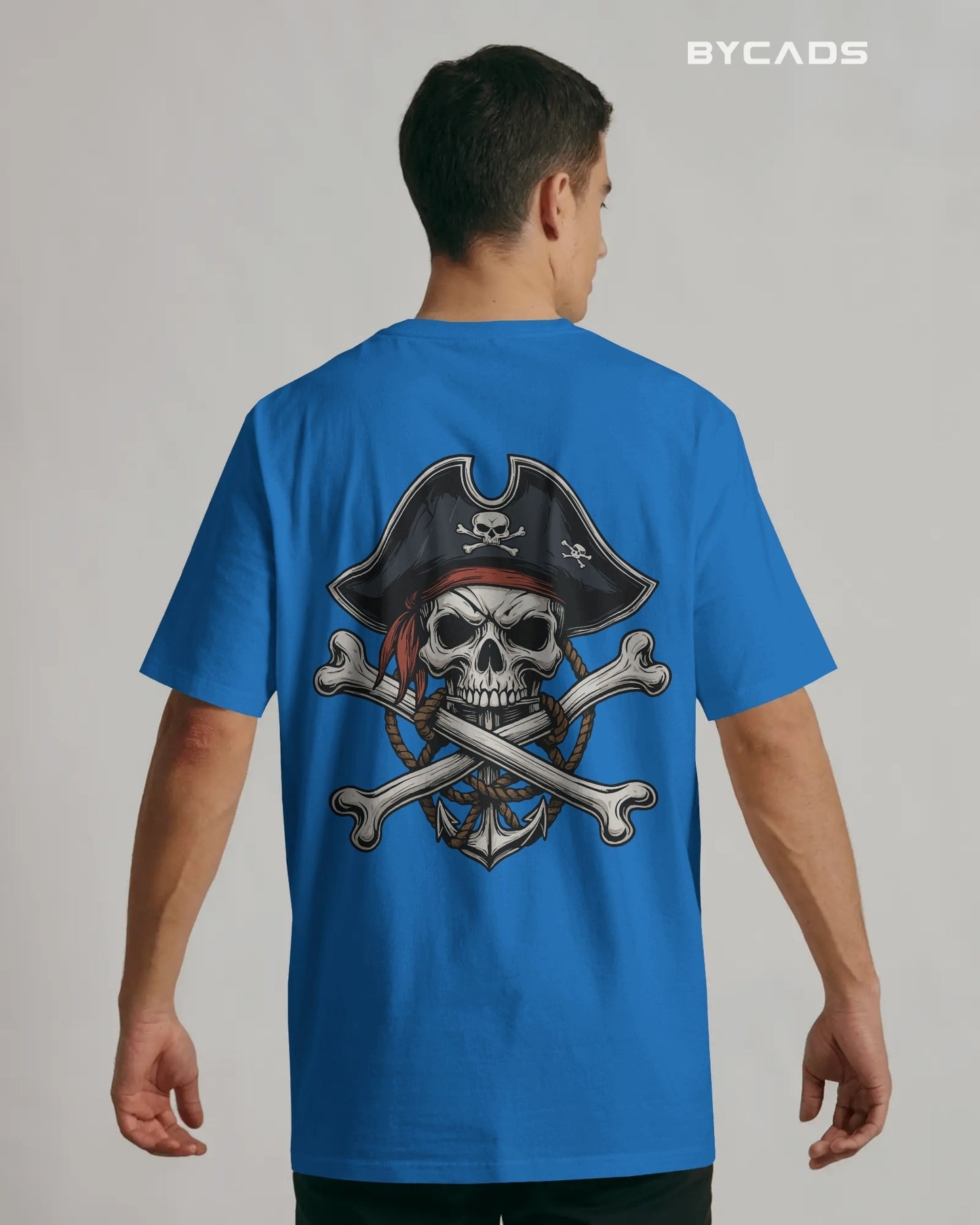 Crossbones Pirate Skull Oversized T-Shirt – Bycads Street Series Drop