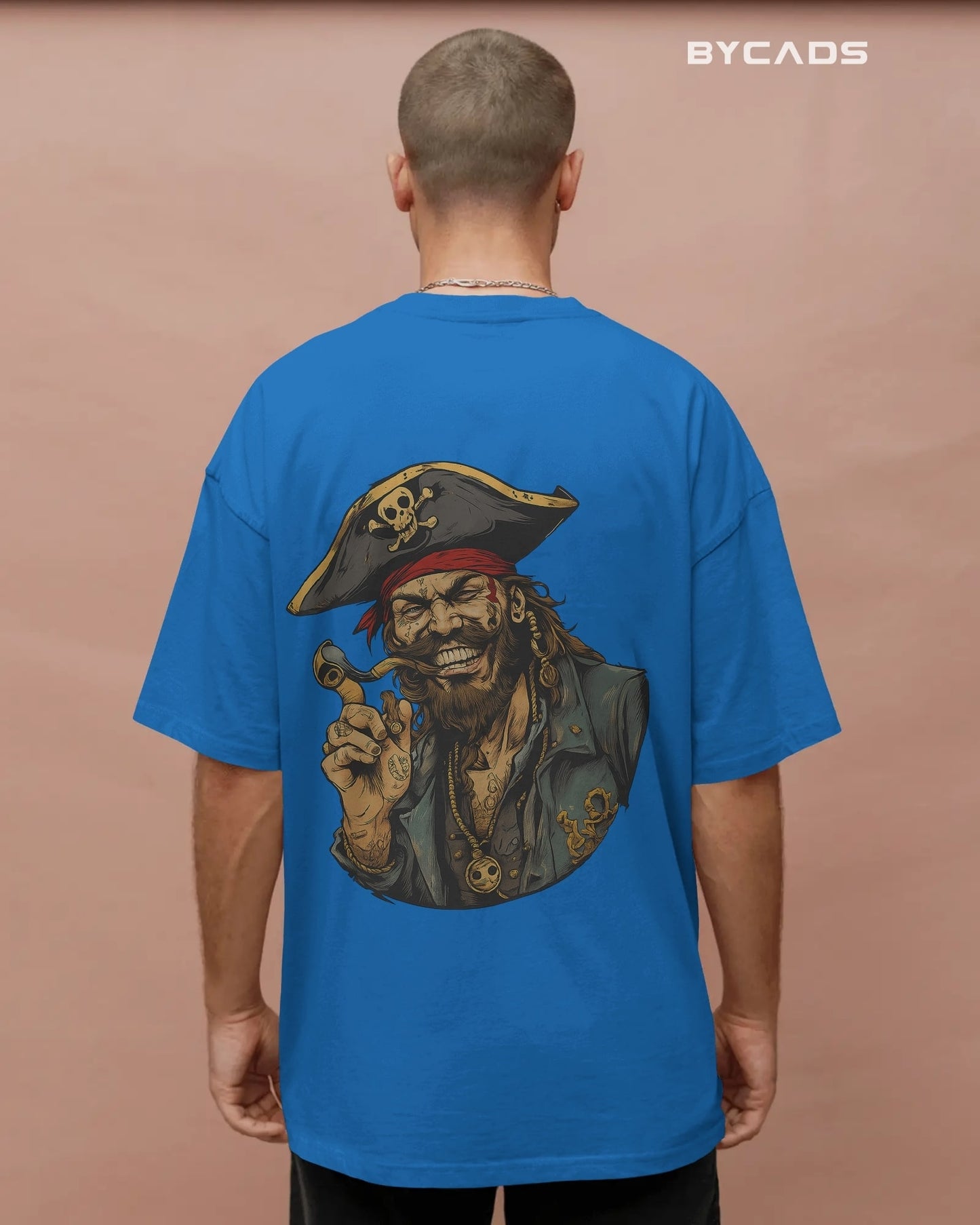 Rogue Pirate Illustration Oversized Graphic T-Shirt for Men – Bycads Signature Drop