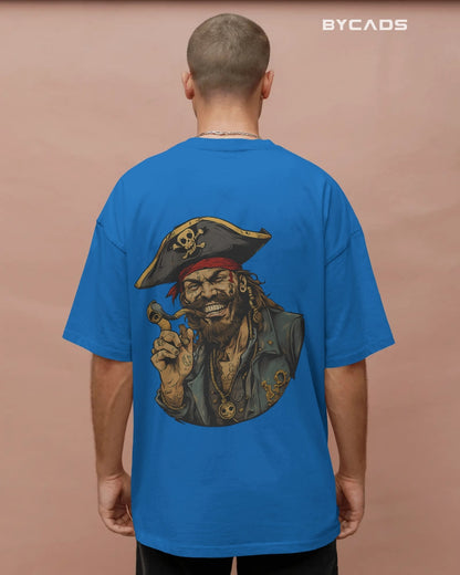 Rogue Pirate Illustration Oversized Graphic T-Shirt for Men – Bycads Signature Drop