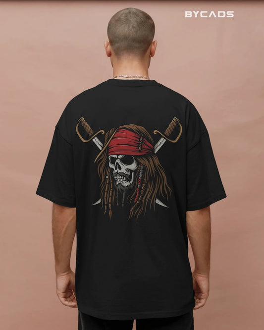 Skull Pirate Oversized Street T-Shirt for Men – Bycads Limited Edition