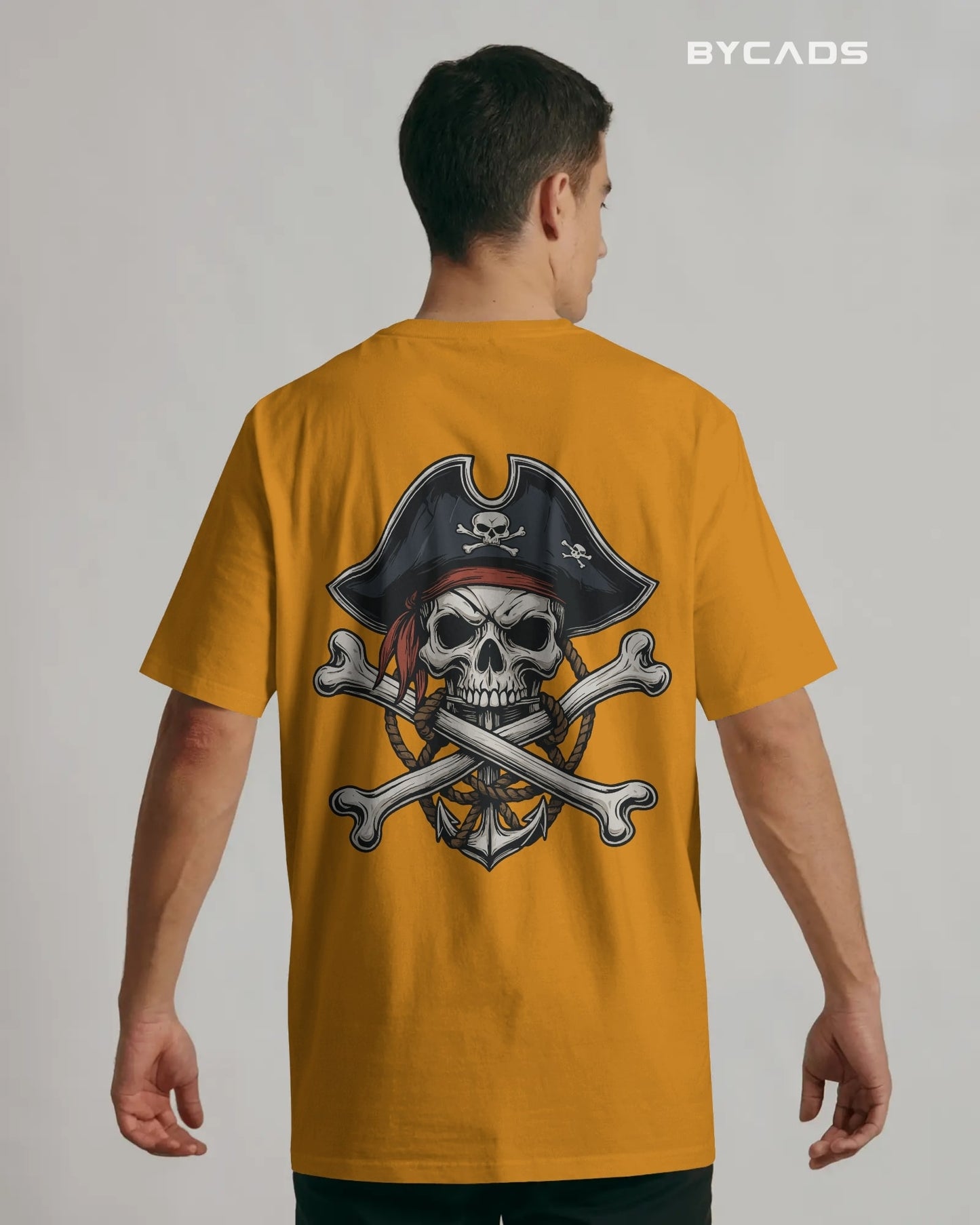 Crossbones Pirate Skull Oversized T-Shirt – Bycads Street Series Drop