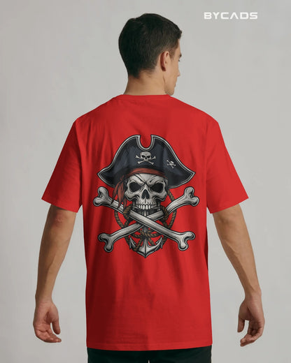 Crossbones Pirate Skull Oversized T-Shirt – Bycads Street Series Drop