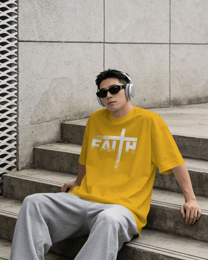 Bloodstroke Cross Oversized T-Shirt for Men
