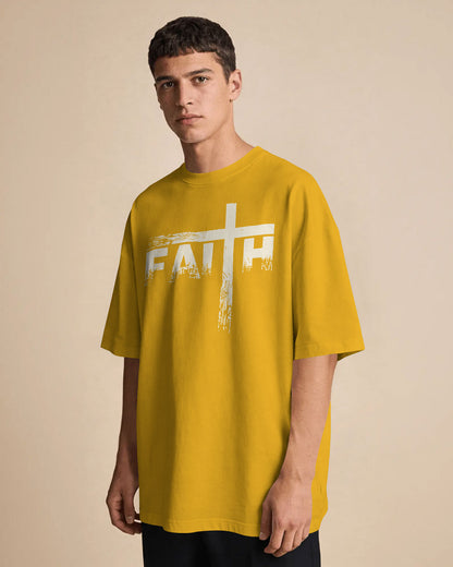 Bloodstroke Cross Oversized T-Shirt for Men