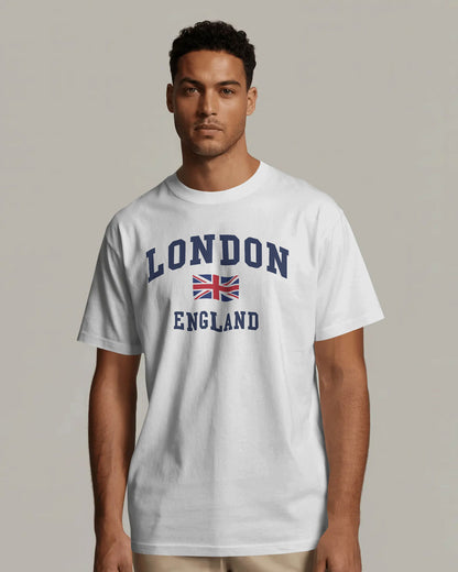 Bycads London England Oversized Graphic T-Shirt | Casual Streetwear Travel T-shirt