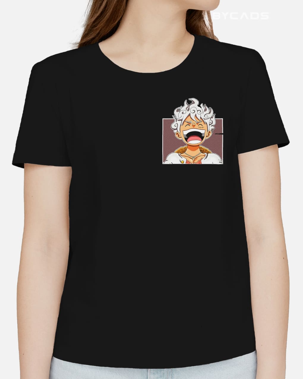 BYCADS "Gear 5 Joyboy" Luffy Anime Graphic Regular Fit T-Shirt