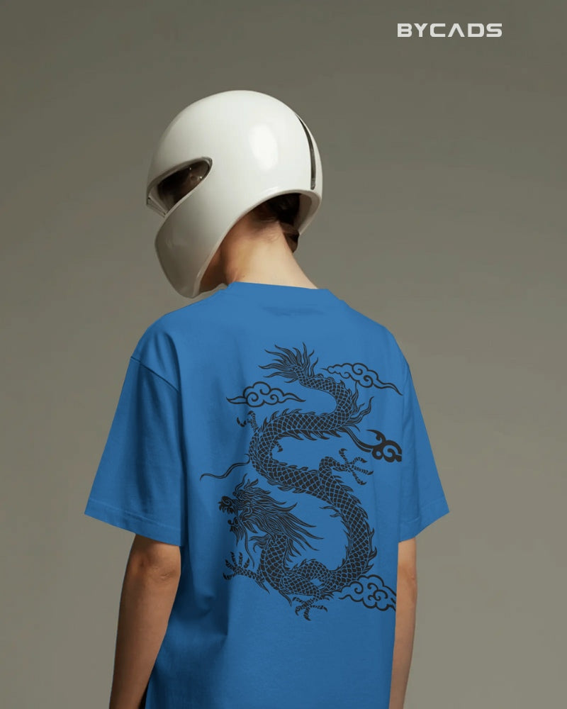 Unique Red Dragon – Oversized Urban Warrior T-Shirt