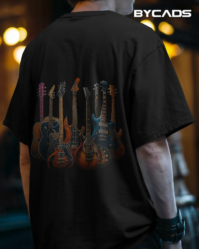 Legends of the Strings Tee – Retro Guitar Graphic Unisex T-Shirt