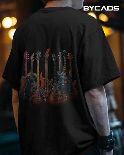 Legends of the Strings Tee – Retro Guitar Graphic Unisex T-Shirt