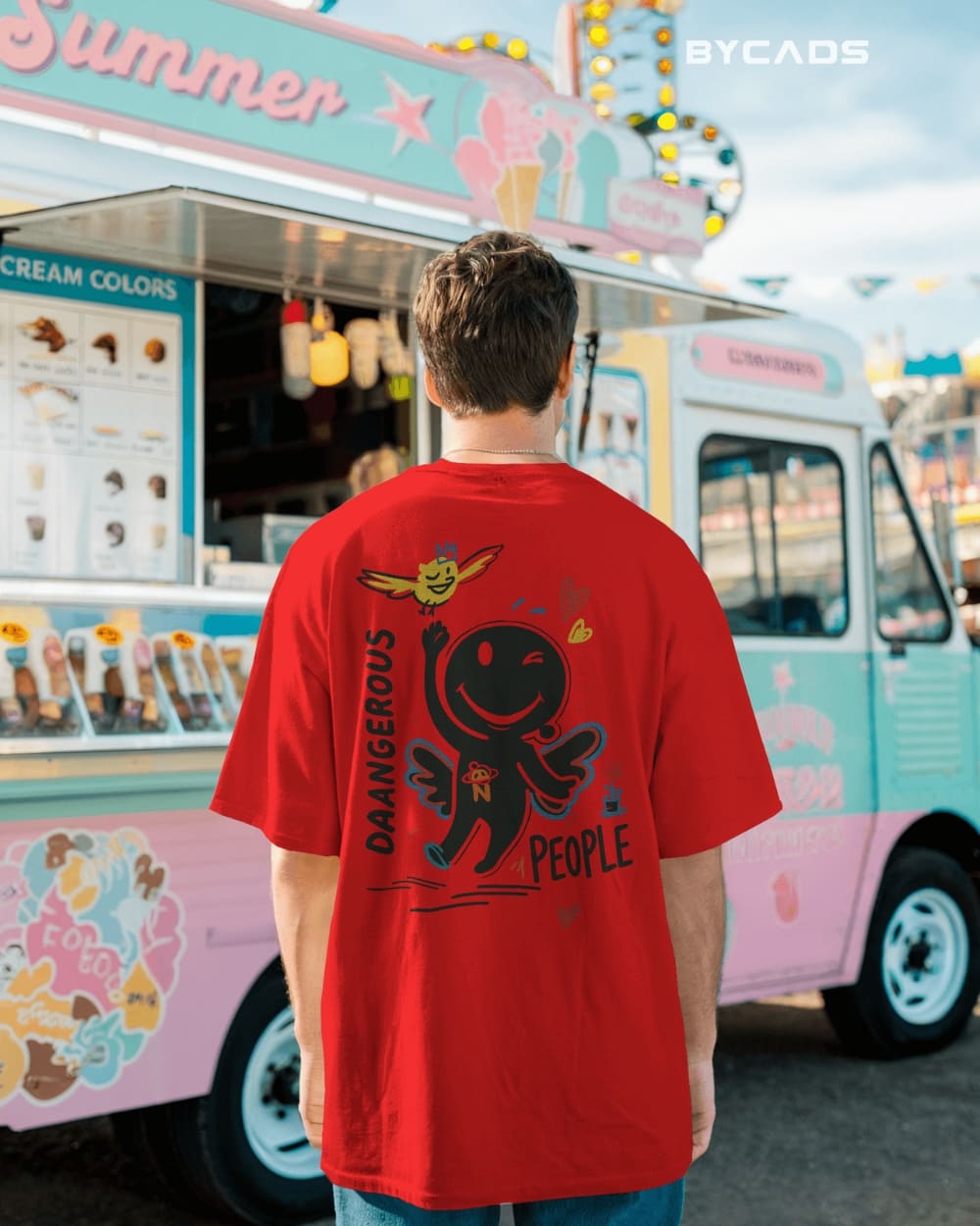 DAANGERØUS PEOPLE Oversized Streetwear Graphic Tee
