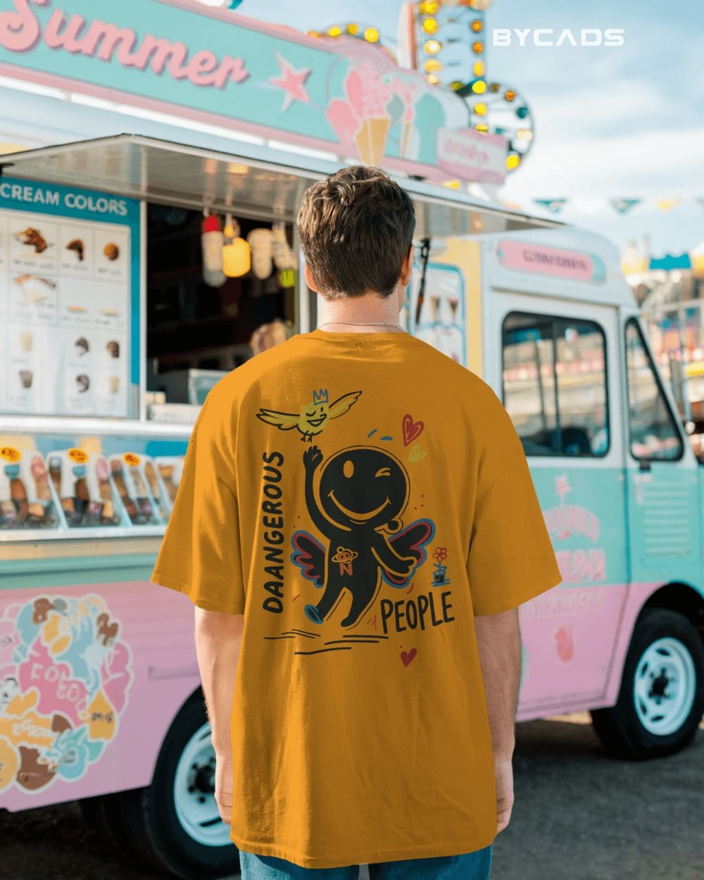 DAANGERØUS PEOPLE Oversized Streetwear Graphic Tee