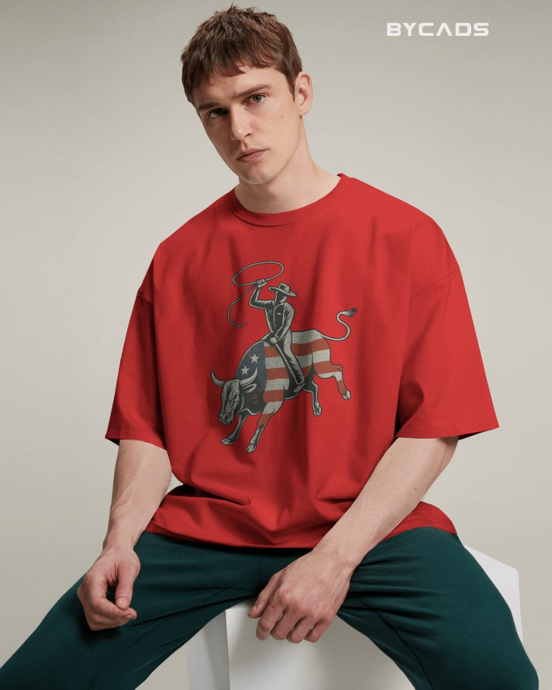 “Ride Free” Patriotic Rodeo Tee