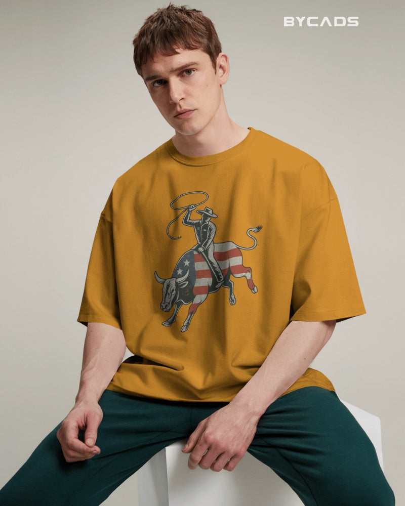 “Ride Free” Patriotic Rodeo Tee