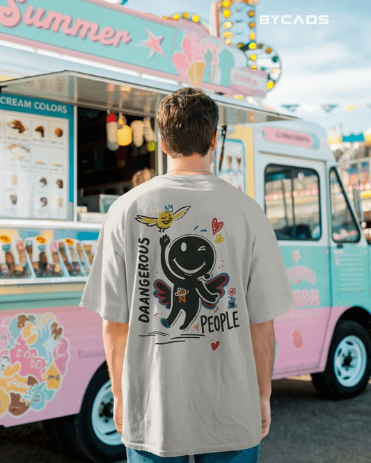 DAANGERØUS PEOPLE Oversized Streetwear Graphic Tee