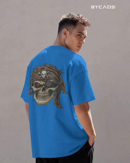 BYCADS Cyberskull Pirate Tee – Rogue Spirit, Red-Eyed Vengeance