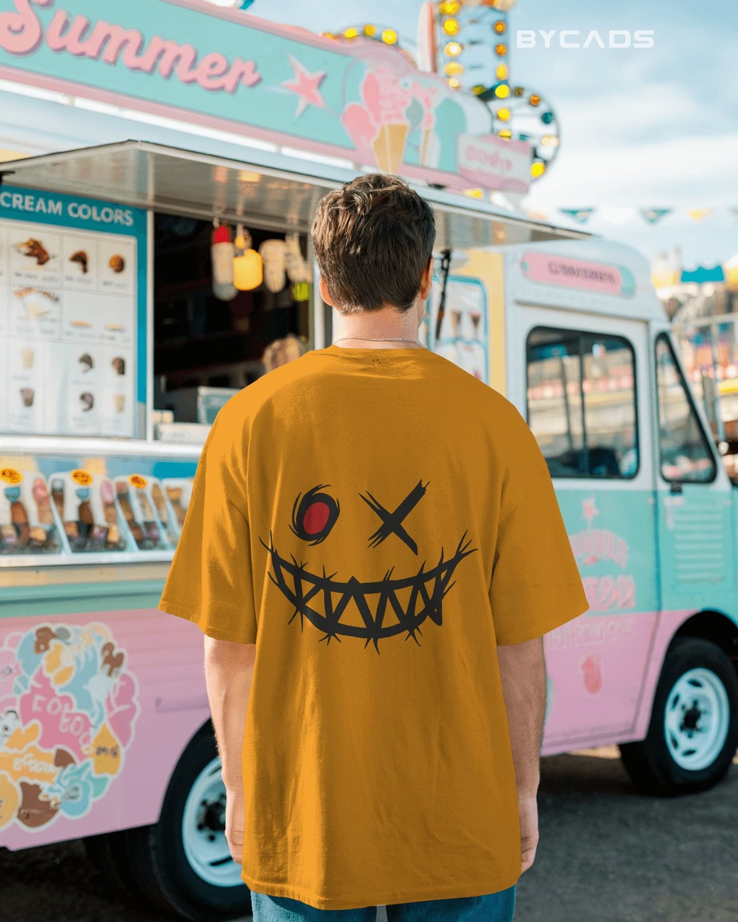 Psycho Smile Oversized T-Shirt for Men – Street Vibe by Bycads