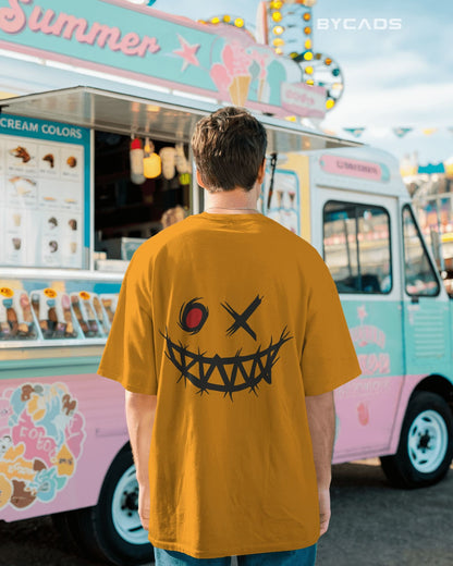Psycho Smile Oversized T-Shirt for Men – Street Vibe by Bycads