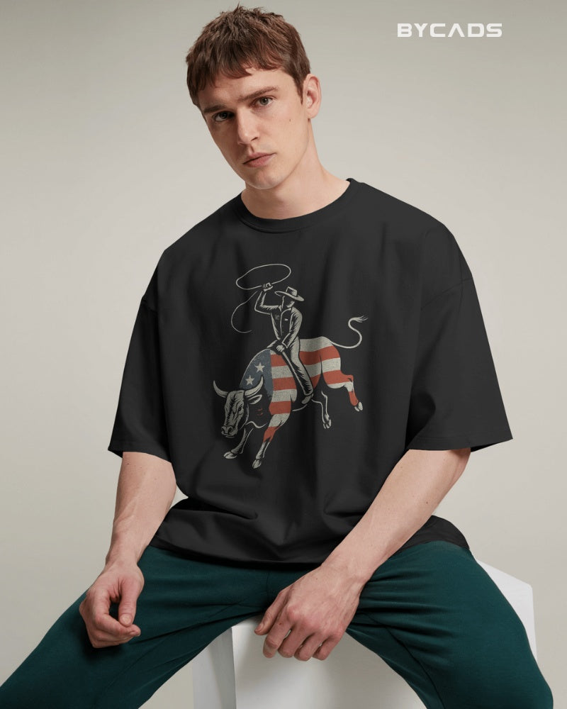 “Ride Free” Patriotic Rodeo Tee