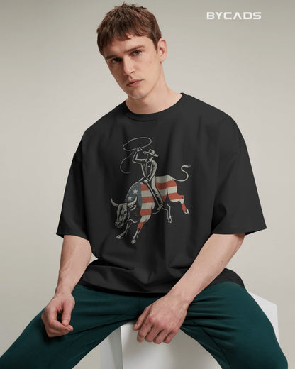“Ride Free” Patriotic Rodeo Tee