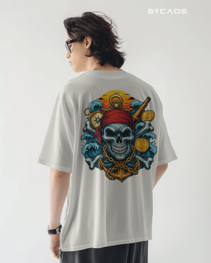 Treasure Hunt Skull Pirate T-Shirt – BYCADS Deep Sea Rebels Drop