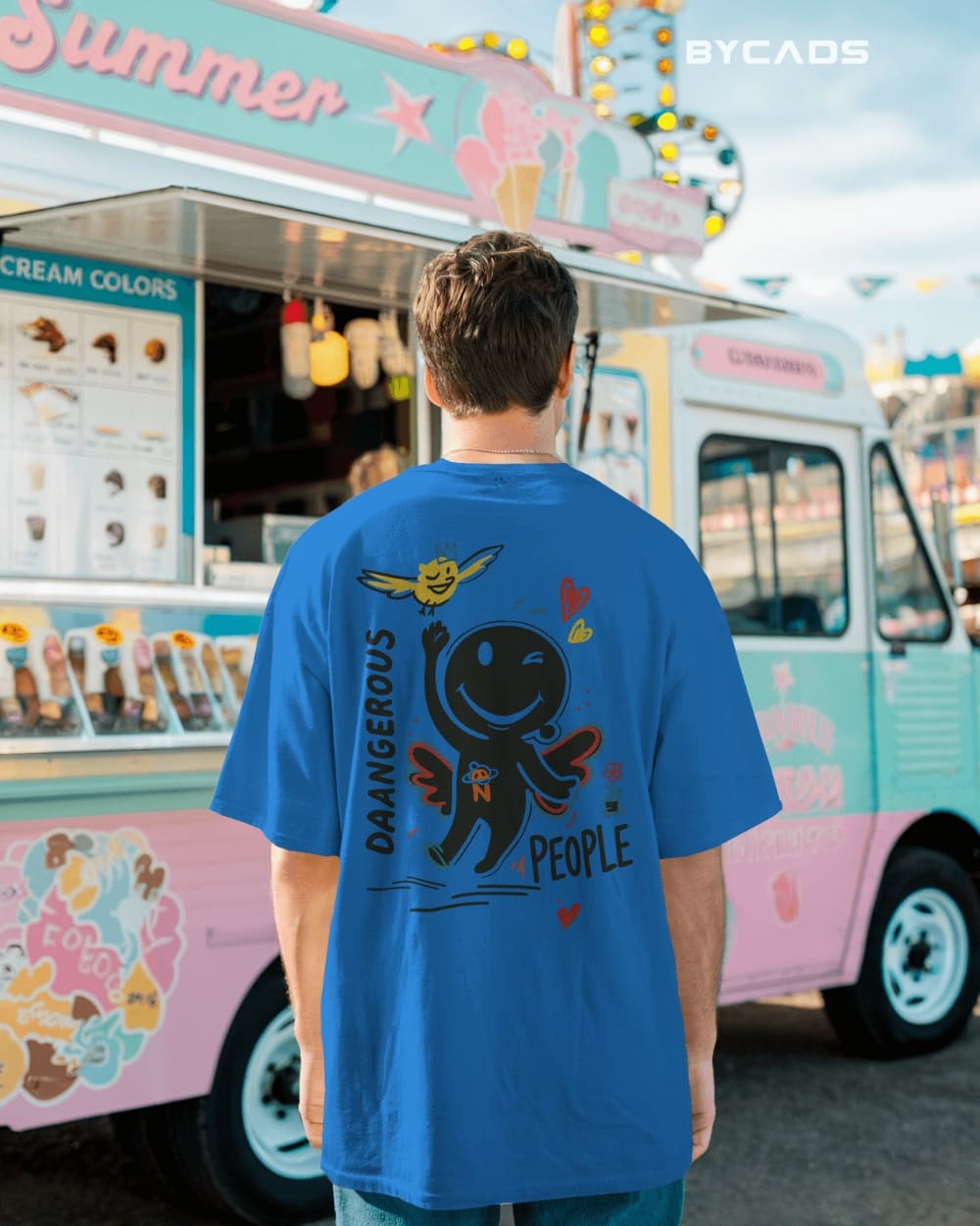 DAANGERØUS PEOPLE Oversized Streetwear Graphic Tee