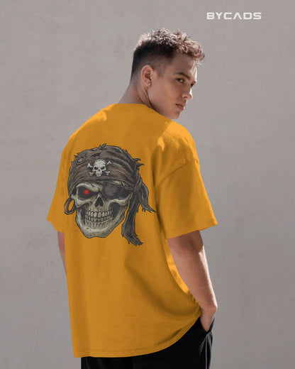 BYCADS Cyberskull Pirate Tee – Rogue Spirit, Red-Eyed Vengeance
