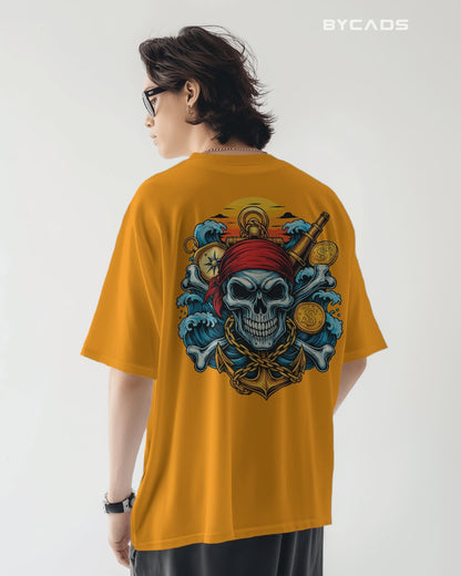 Treasure Hunt Skull Pirate T-Shirt – BYCADS Deep Sea Rebels Drop