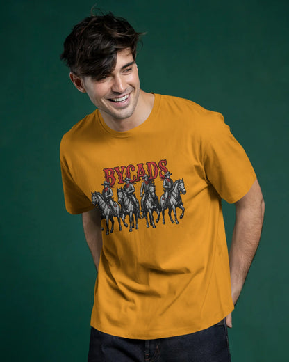 BYCADS "Outlaw Posse" Oversized Cowboy Graphic T-Shirt