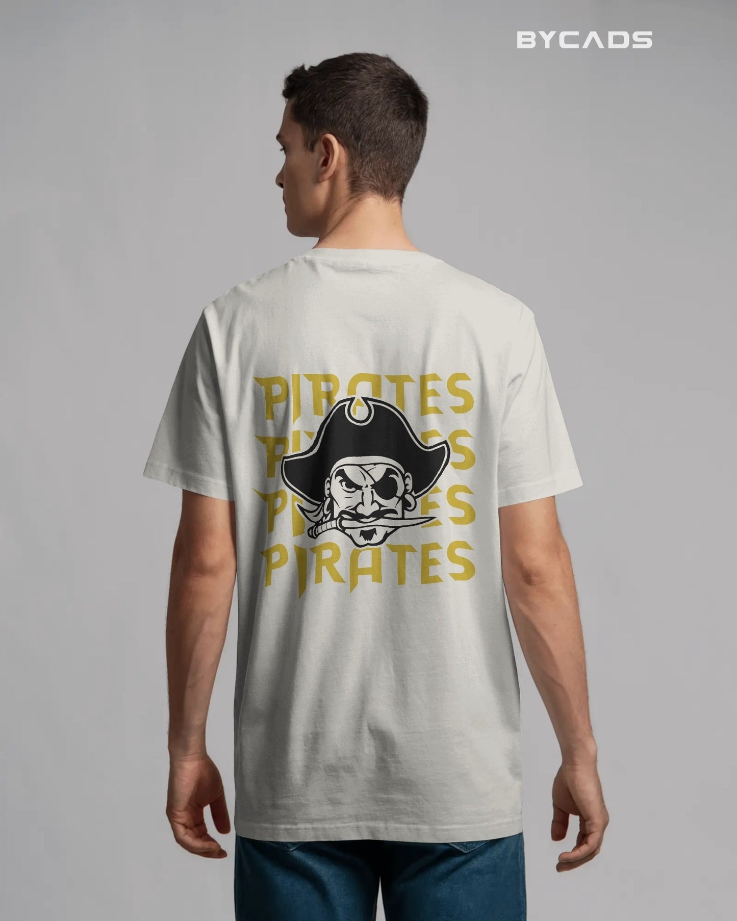 Bold Pirate Graphic Oversized T-Shirt for Men
