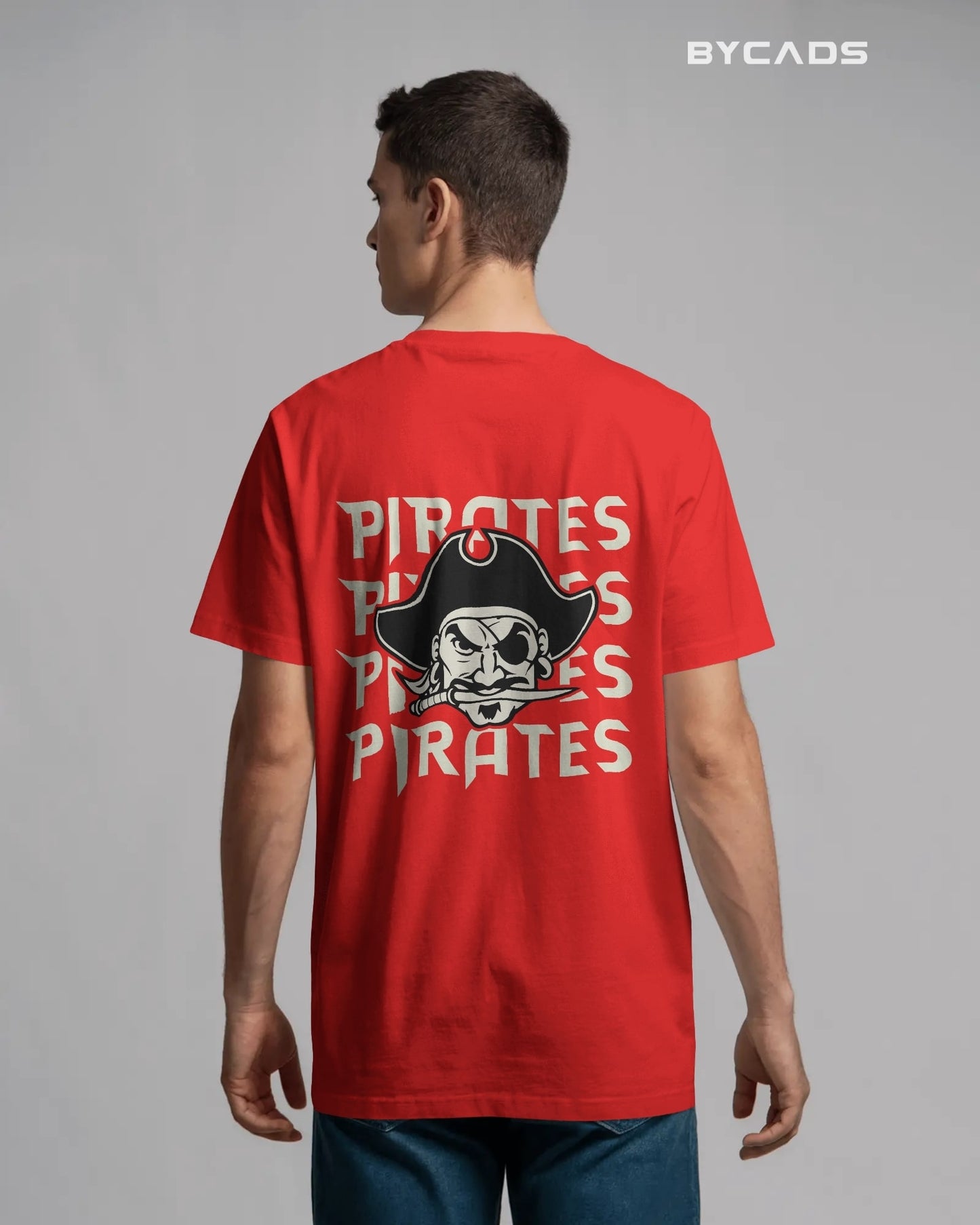 Bold Pirate Graphic Oversized T-Shirt for Men