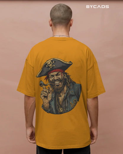 Rogue Pirate Illustration Oversized Graphic T-Shirt for Men – Bycads Signature Drop
