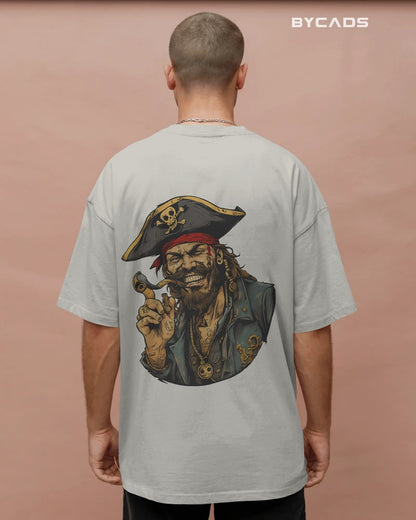 Rogue Pirate Illustration Oversized Graphic T-Shirt for Men – Bycads Signature Drop