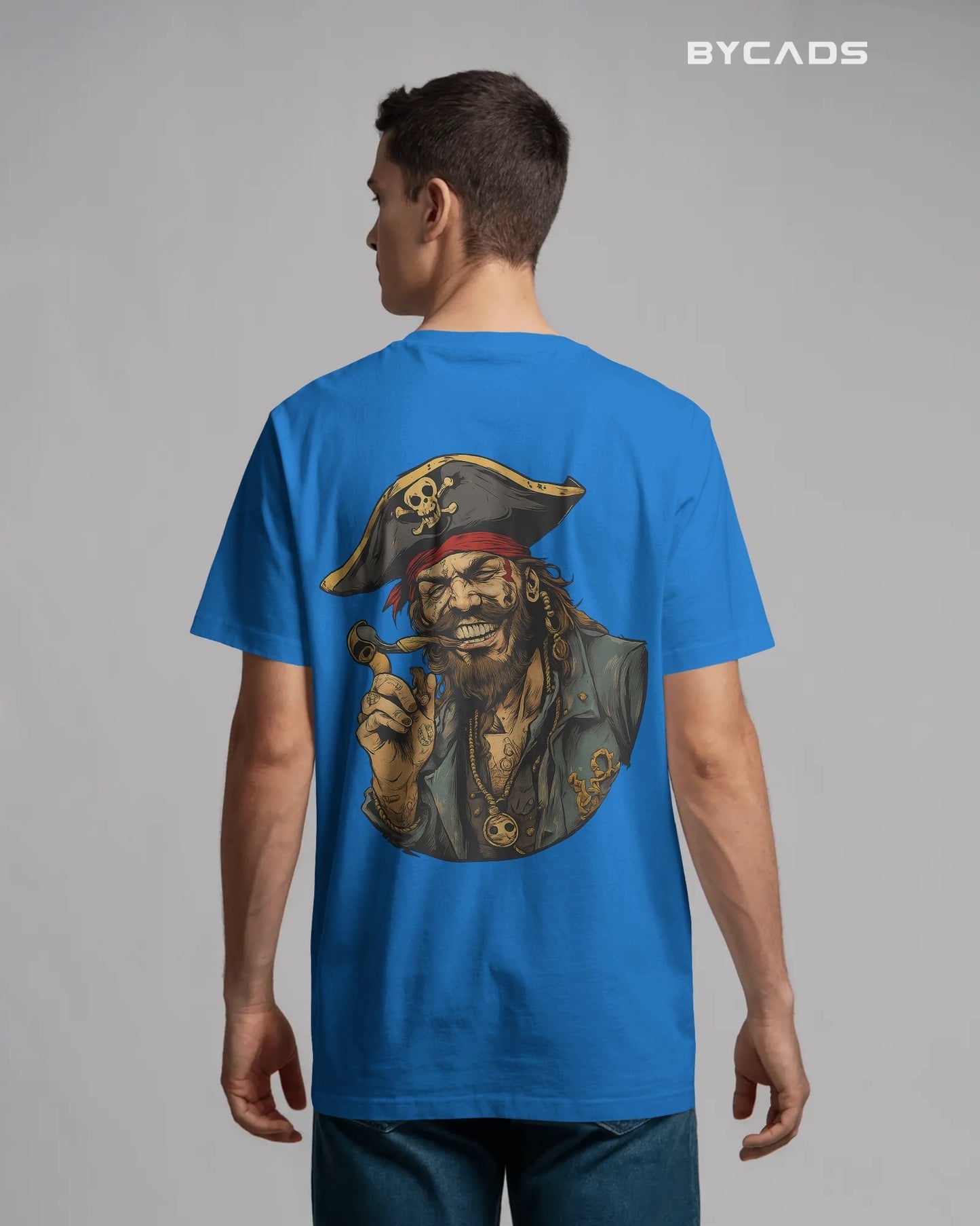 Rogue Pirate Illustration Oversized Graphic T-Shirt for Men – Bycads Signature Drop
