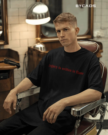 Unique Red Dragon – Oversized Urban Warrior T-Shirt