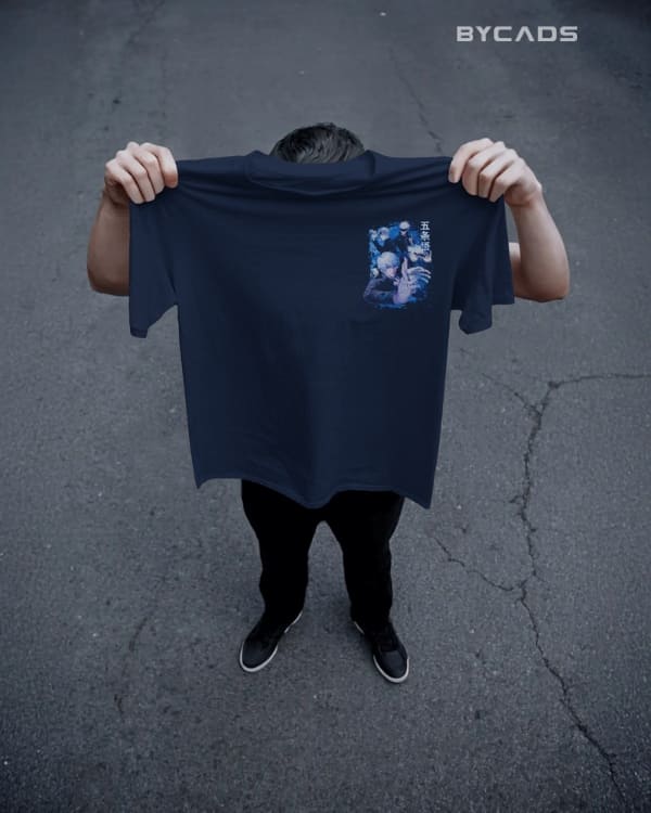 Satoru Gojo Limitless Graphic Regular-Fit T-Shirt | Anime Streetwear