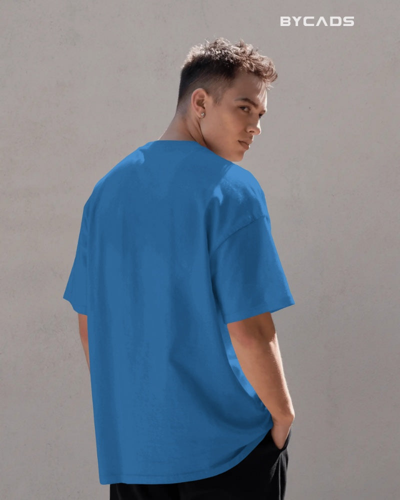 Boots On The Ground Printed Oversized T-Shirt for Men