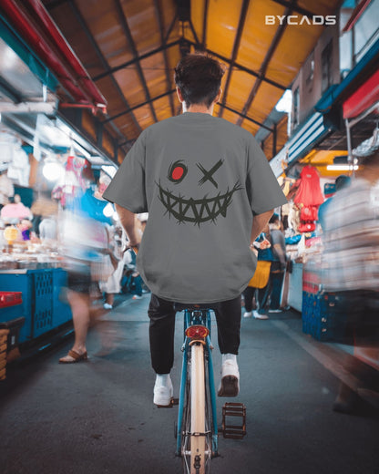 Psycho Smile Oversized T-Shirt for Men – Street Vibe by Bycads