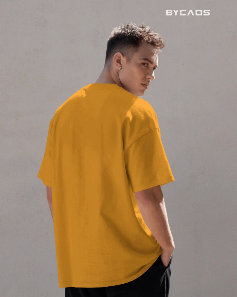 Boots On The Ground Printed Oversized T-Shirt for Men