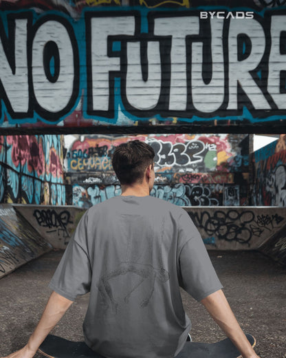 Floating Human Oversized T-Shirt for Men – Artistic Streetwear by Bycads