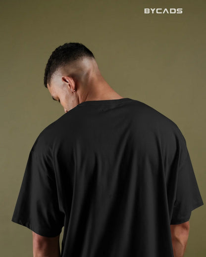Cowboy Skull Oversized T-Shirt for Men – Grunge Western Graphic by Bycads
