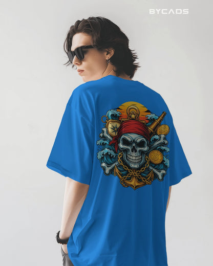 Treasure Hunt Skull Pirate T-Shirt – BYCADS Deep Sea Rebels Drop