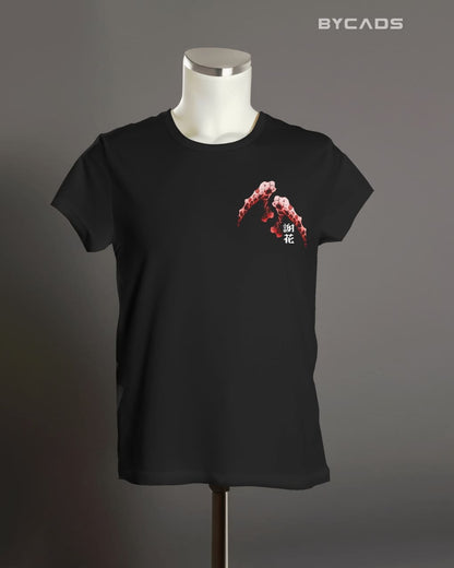 BYCADS "Blood Manipulation" Gyutaro Anime Graphic Regular-Fit Cotton Blend T-Shirt