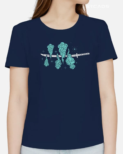 Muichiro Tokito Mist Breathing Graphic Regular-Fit Cotton Blend T-Shirt | Anime Streetwear