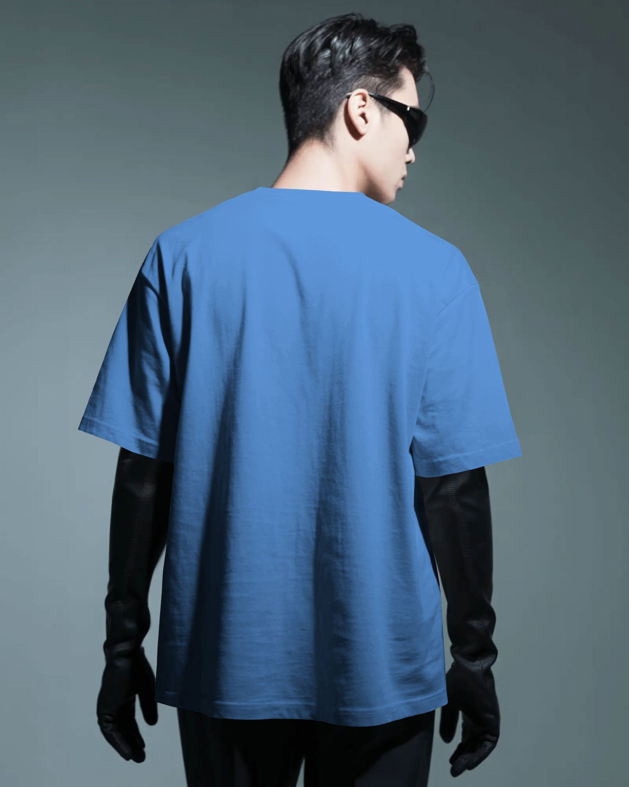BYCADS Minimal Paris Printed Street Style Oversized Cotton Blend T-shirt