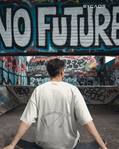 Floating Human Oversized T-Shirt for Men – Artistic Streetwear by Bycads