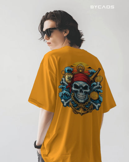 Treasure Hunt Skull Pirate T-Shirt – BYCADS Deep Sea Rebels Drop